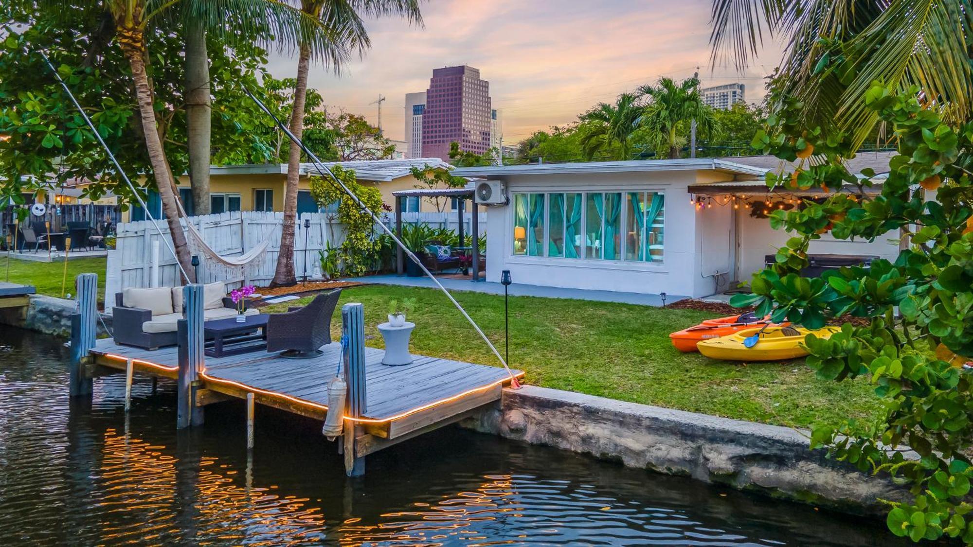 Riverwalk Villa I Private Dock & Hot Tub Fort Lauderdale Exterior foto