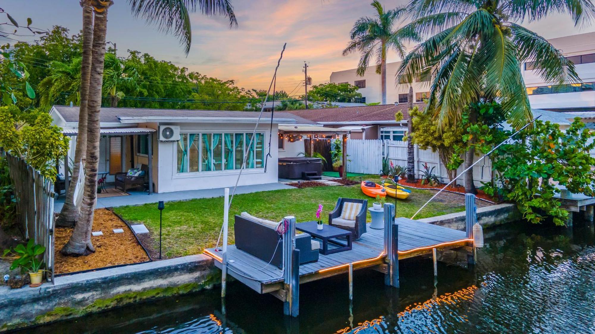 Riverwalk Villa I Private Dock & Hot Tub Fort Lauderdale Exterior foto